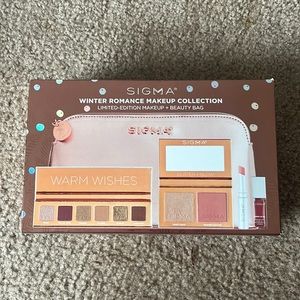 Sigma winter romance make up collection. Limited edition boxes and bag.